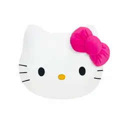 GENERICO - COJIN GATITA LAZO ROSADO