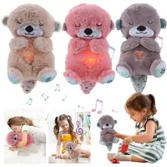 GENERICO - PELUCHE QUE RESPIRA CON MUSICA RELAJANTE PARA NIÑO ROSADO