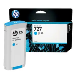 HP - TINTA 727 B3P19A 130ML CYAN DESIGNJET T1500/T2500/T920/T930