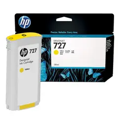HP - TINTA 727 B3P21A 130ML YELLOW DESIGNJET T1500/T2500/T920/T930