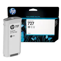 HP - TINTA 727 B3P24A 130ML GRAY DESIGNJET T1500/T2500/T920/T930
