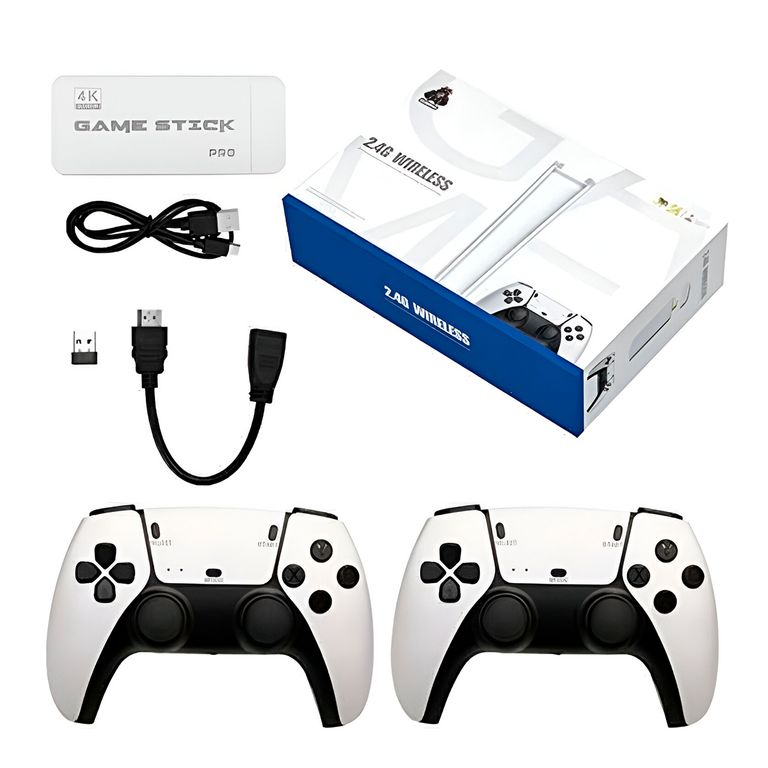 Consola de Videojuegos con 20000 Juegos Incorporados Game Stick 64 Gb