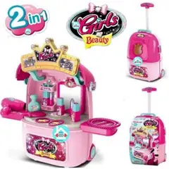 GENERICO - Juguete de Belleza maletín tocador 2 en 1 con luz y sonido