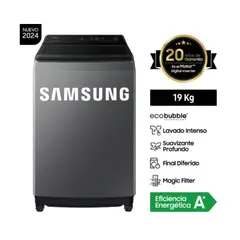 SAMSUNG - Lavadora 19KG Smart EcoBubble WA19CG6441BDPE Gris