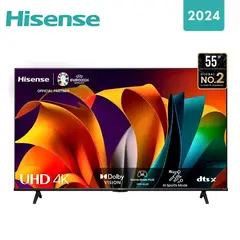HISENSE - Televisor 55 Pulg. LED Smart VIDAA Tv UHD 4K 55A6N Modelo 2024