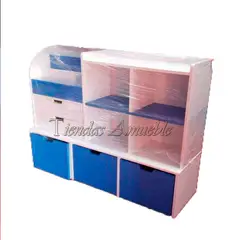 AMUEBLE - JUGUETERO - ORGANIZADOR melamina * bolsan * Tiendas