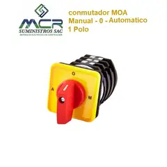 GENERICO - Conmutador MOA Manual - 0 -Automatico 1 Polo