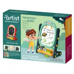 GENERICO - PIZARRA DIDÁCTICA DE DOBLE CARA PARA DIBUJAR UNISEX