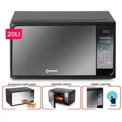 MIRAY - Horno Microondas HMM-20N NEGRO 20L
