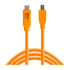 GENERICO - Cable Tether Tools CUC2415-ORG (USB-C To 2.0 Mini-B 5-Pin)