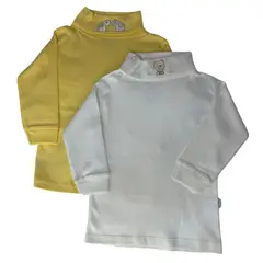 GENERICO - Pack 2 Polo Cafarena Bebé 100 % Algodón PimaTalla 2