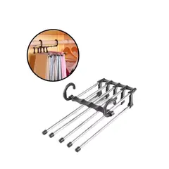 GENERICO - COLGADOR ORGANIZADOR DE PANTALONES 5 EN 1