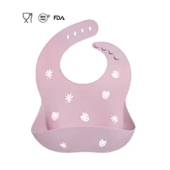 GENERICO - BABERO DE SILICONA LILA - VERSATINO