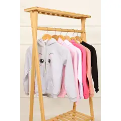 TAIS PRINCESS - Polera afranelada con capucha gatita niñas