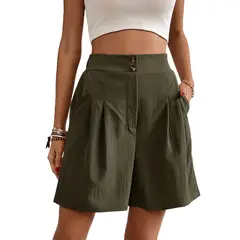 BLWOENS - Shorts Mujer - Verde