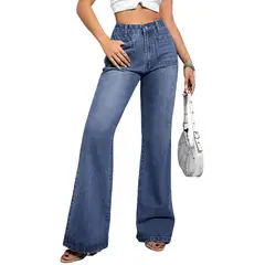 BLWOENS - Jeans sueltos Mujer - Azul