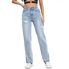 BLWOENS - Jeans sueltos Mujer - Azul