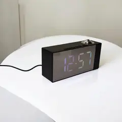 GENERICO - Reloj Despertador Para Escritorio Dormitorio con Proyección