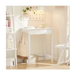 GENERICO - Escritorio Pequeño Marta 1 Cajón Blanco R&R MUEBLES