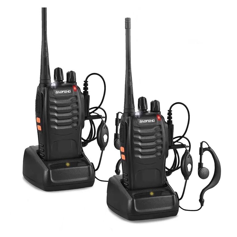 Radios Walkie Talkie Pack x 2 BF888S 16 Canales 3KM