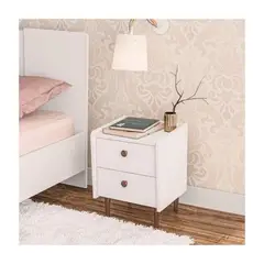 TU MESITA - Mesita de Noche Infantil Bella color Blanco