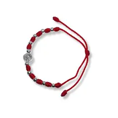 SANTORAL - Pulsera Denario San Benito Nudos - Bijoutería