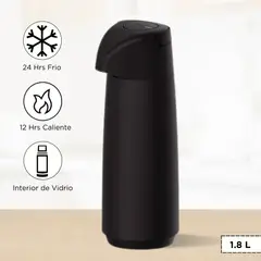 TRAMONTINA - Termo Sifon Exata Negro 1.8 L