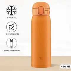 ZOJIRUSHI - Termo de Bebida Baby Mug Naranja 480 Ml