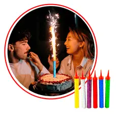 GENERICO - Set de velas volcán para cumpleaños