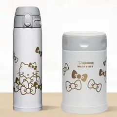 ZOJIRUSHI - Combo de Termo Hello Kitty Blanco