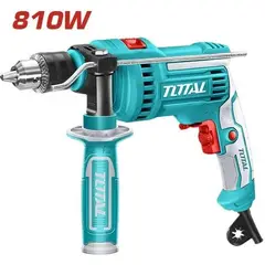 TOTAL TOOLS - TALADRO PERCUTOR ATORNILLADOR 810W INDUSTRIAL 13MM 2800RPM TOTAL TG1081316