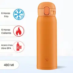 ZOJIRUSHI - Termo de Bebida Baby Mug Naranja 480 Ml