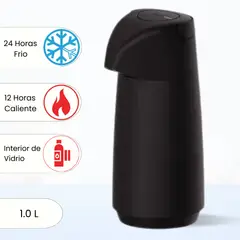 TRAMONTINA - Termo Sifon Exata Negro 1.0 L