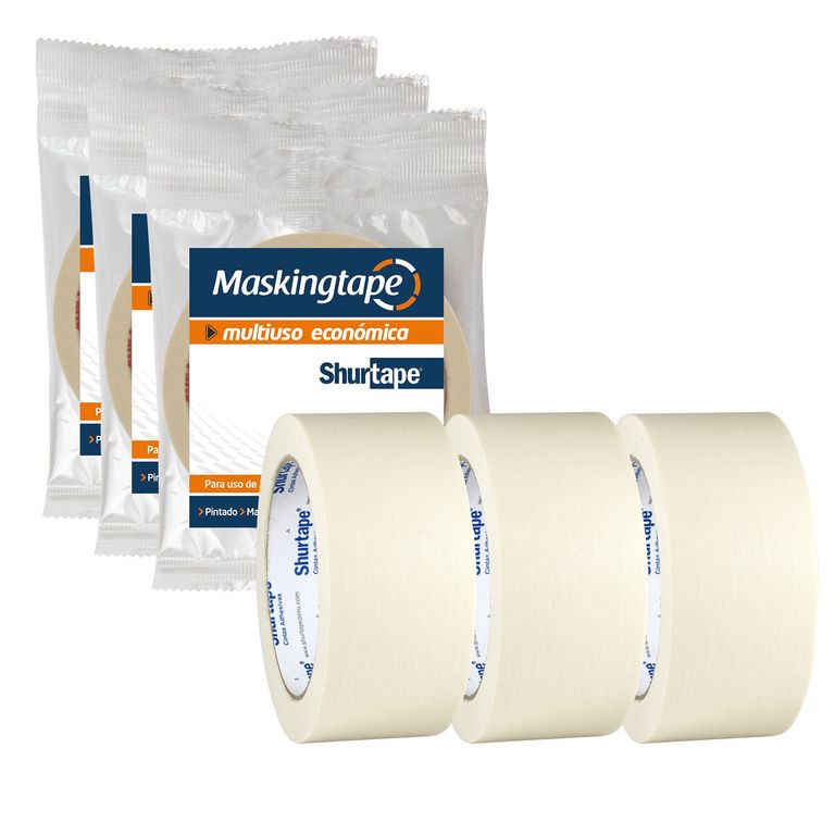 Masking Tape 2" x 40 Yds Pack x3