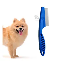 RYBIU IMPORT - Peinilla de Pelaje Eficaz Color Azul Y+Ligas de Regalo