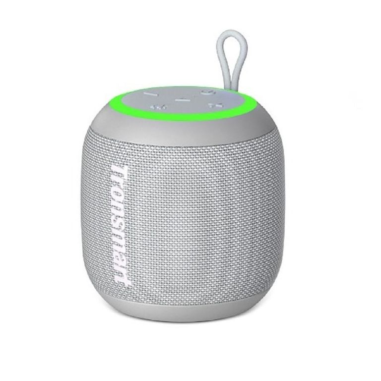 Parlante T7 Mini Gris Bluetooth resistente al agua