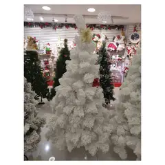 GENERICO - Árbol de Navidad blanco nevado (1.80m)