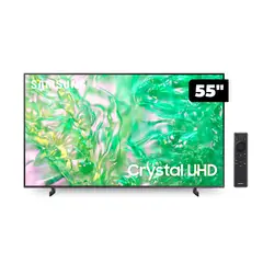 SAMSUNG - Televisor 55″ Crystal UHD 4K UN55DU8000G – Serie 8