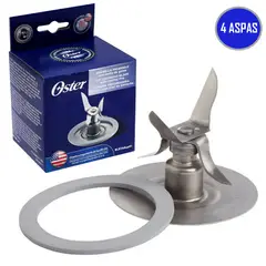OSTER - Cuchilla Picahielo de Acero con Anillo de Goma