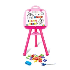 GENERICO - Pizarra de Aprendizaje con Caballete Rosado