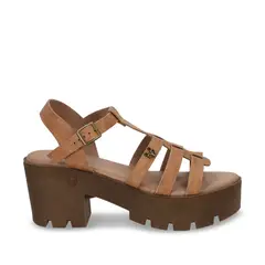 GOTTA - Sandalia Plataforma Beige Mujer 43023