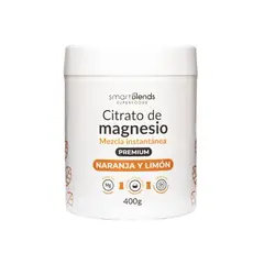 GENERICO - CITRATO DE MAGNESIO PREMIUM NARANJA Y LIMON SMART BLENDS 400GR