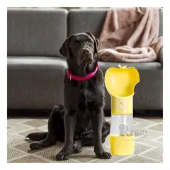 RYBIU IMPORT - Dispensador de Agua para Perros Amarillo Y+Regalo Agendita