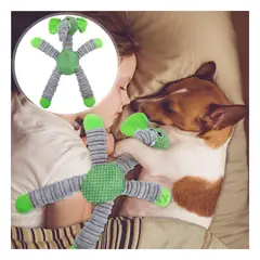 RYBIU IMPORT - Peluche Interactivo para Mascotas Sonido de Color Verde