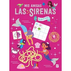 GENERICO - Libro Infantil ACTIVIDADES MIS AMIGAS LAS SIRENAS – MI BLOC DE JUEGOS