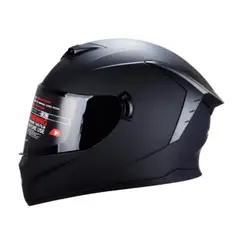 GENERICO - CASCO HOKEN FF702 SOLID BLACK TALLA ¨M¨