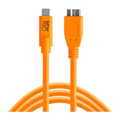 GENERICO - Cable Tether Tools CUC3315-ORG (USB-C To 3.0 Micro-B)