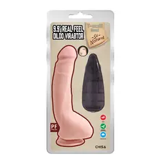 CHISA - Dildo Vibrador Realista Consolador Real Feel 23.5 cm x Ø 4.2 cm