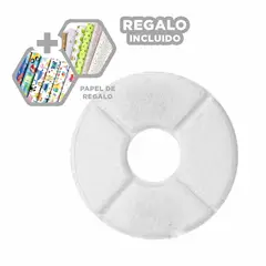 GENERICO - Set de Repuestos Filtro para Fuente Blanco Y+Papel de Regalo