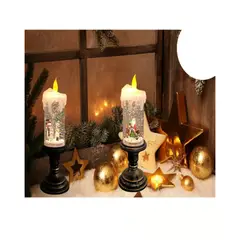 GENERICO - VELA LED NAVIDAD USB - SANTAPAPANOELMUÑECO DE NIEVE